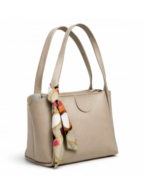 Vizon Renk Yeni Fularlı Kol Çanta CB1444