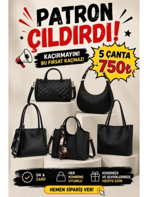 YENİ 5 ÇANTA 750₺ KAMPANYASI