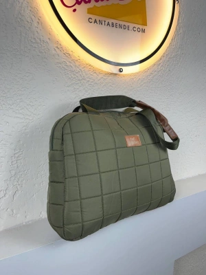 Yeşil OVAL Paraşüt YENİ Kol Çanta CB3674