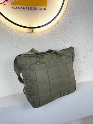 Yeşil Renk 2 Bölme PARAŞÜT Çanta CB1457