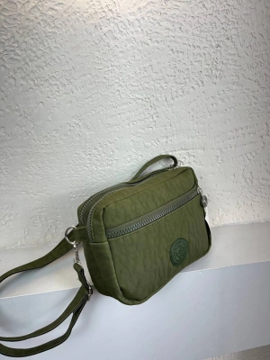 Haki Yeşil 3 Bölme Krinkıl Çanta CB1468