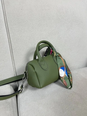 Yeşil Renk Mini Boy Fularlı Lakos Çanta CB68735