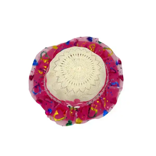 Beoje Kıds Kız Çocuk Şapkası Hasır Tavşan Figürlü Model ABKSP-0023