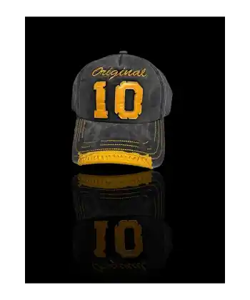 Füme Neon Yazı Detay Eskitme Yıkamalı Kep Şapka