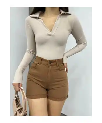 Yaka Ottoban Crop Bluz