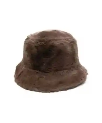 Kahverengi Peluş Şapka