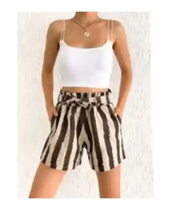 Rahat Kesim Beli Büzgülü Cepli Şort