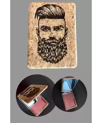 Erkek Desenli Cep Ayna