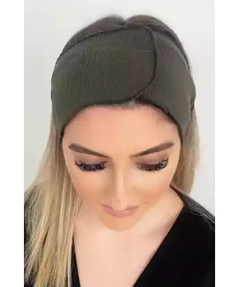 Haki Yeşil Renk Makyaj Saç Bandı