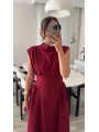 VERA BORDO ELBİSE