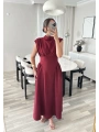 VERA BORDO ELBİSE