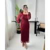 ELORA DANTEL BORDO ELBİSE