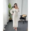 ROSALİE DANTEL BEYAZ ELBİSE