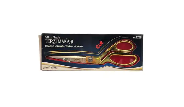 Altın Saplı Terzi Makası 9-1/2 İnç 24.2Cm / NO.1250