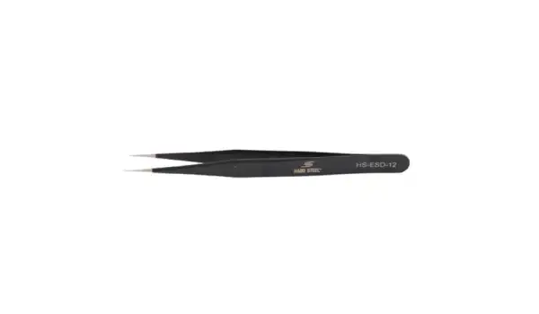 Antistatik Paslanmaz Çelik Sivri Uçlu 135Mm Cımbız / HS-ESD-12