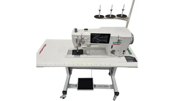 DA 2867 Çift Papuç İnce Baş Deri Dikiş Makinesi / SP-2867