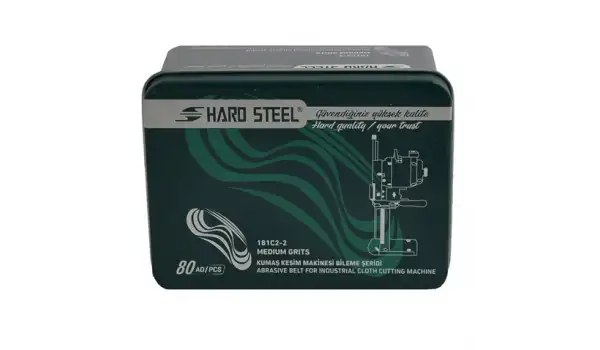 Dik Kumaş Kesim Motoru Bileme Şerit (Medium) Metal Kutu / 181C2-2 80 Adet