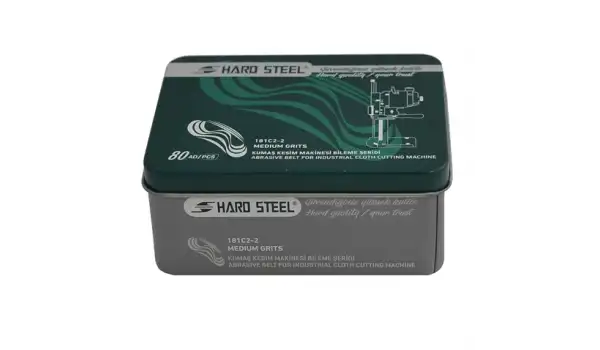 Dik Kumaş Kesim Motoru Bileme Şerit (Medium) Metal Kutu / 181C2-2 80 Adet