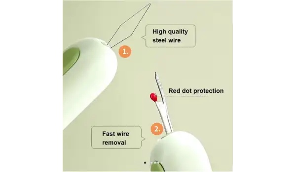 Dikiş İplik Sökücü ve İplik Takma Aparatı Sustalı