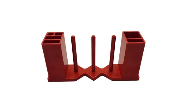 Dikiş Makinesi Mıknatıslı Masura Koyma Aparatı 3Lü Çift Kutulu Kırmızı