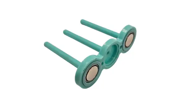 Dikiş Makinesi Mıknatıslı Masura Koyma Aparatı 3Lü Mavi Renk/ BD-0053
