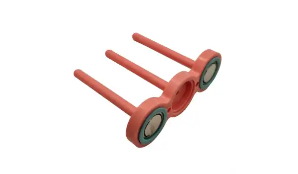 Dikiş Makinesi Mıknatıslı Masura Koyma Aparatı 3Lü Pembe Renk/ BD-0053