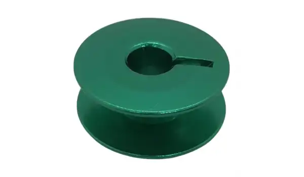 Düz Makine Alüminyum Tırnaklı Yeşil Masura / 272152AS (55623S)