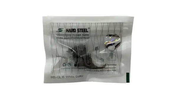 Düz Makine Çatal Fermuar Beyaz Teker Ayak / HS-GL16