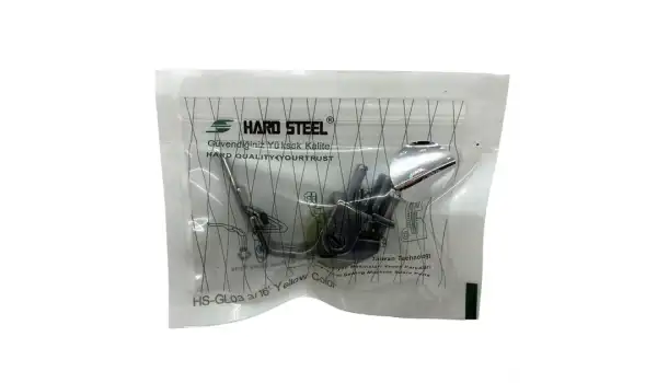 Düz Makine Ekstrafor Sarı Teker Ayak / HS-GL03 3/16