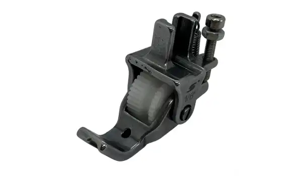 Düz Makine Fitil Tırnaklı Beyaz Teker Ayak / HS-GL09 1/8