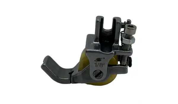 Düz Makine Fitil Tırnaklı Sarı Teker Ayak / HS-GL09 1/8