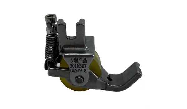 Düz Makine Fitil Tırnaklı Sarı Teker Ayak / HS-GL09 1/8