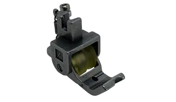 Düz Makine Fitil Tırnaklı Sarı Teker Ayak / HS-GL09 3/16