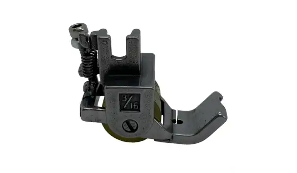 Düz Makine Fitil Tırnaklı Sarı Teker Ayak / HS-GL09 3/16