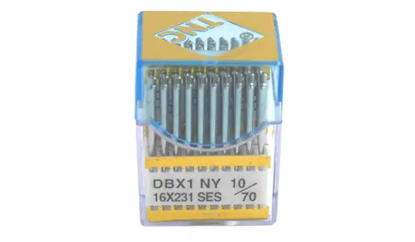 Düz Makine İnce Dip Yanmaz Dikiş İğnesi / DBX1 SES PVD 10/70 100ADET