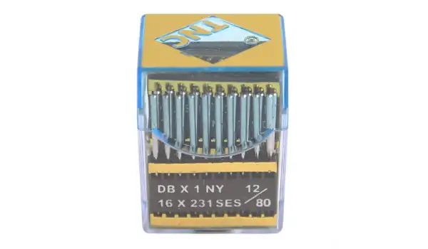 Düz Makine İnce Dip Yanmaz Dikiş İğnesi / DBX1 SES PVD 12/80 100ADET