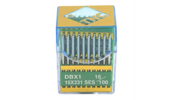 Düz Makine İnce Dip Yanmaz Dikiş İğnesi / DBX1 SES PVD 16/100 100ADET