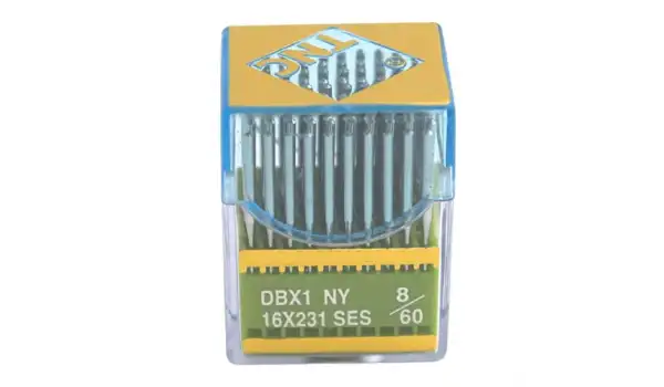 Düz Makine İnce Dip Yanmaz Dikiş İğnesi / DBX1 SES PVD 8/60 100ADET