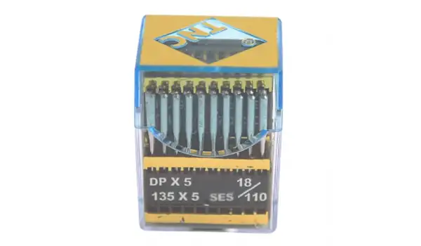 Düz Makine Kalın Dip Yanmaz Dikiş İğnesi / DPX5 SES PVD 18/110 100ADET
