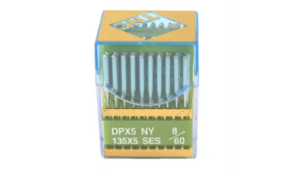 Düz Makine Kalın Dip Yanmaz Dikiş İğnesi / DPX5 SES PVD 8/60 100ADET