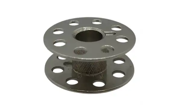 Düz Makine Metal Beyaz Tırnaklı-İçi Tırtıklı Masura / 270010QWS