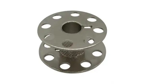 Düz Makine Metal Beyaz Tırnaklı-İçi Tırtıklı Masura / 270010QWS(3S)