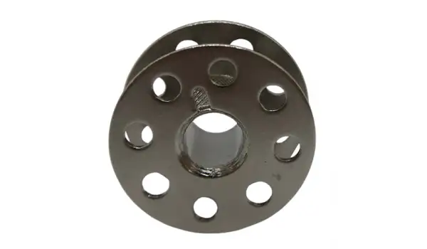 Düz Makine Metal Beyaz Tırnaklı-İçi Tırtıklı Masura / 270010QWS