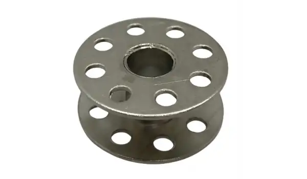 Düz Makine Metal Beyaz Tırnaksız Masura / 270010