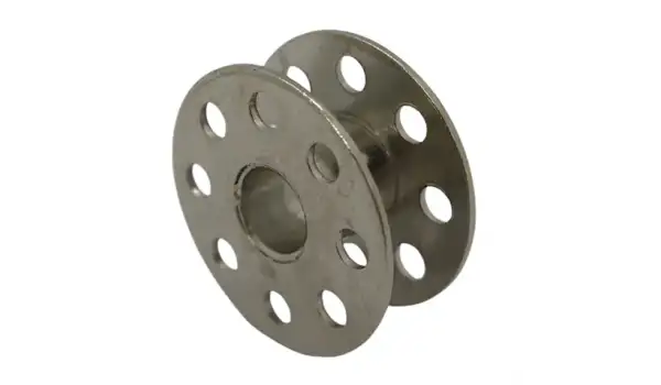 Düz Makine Metal Beyaz Tırnaksız Masura / 270010