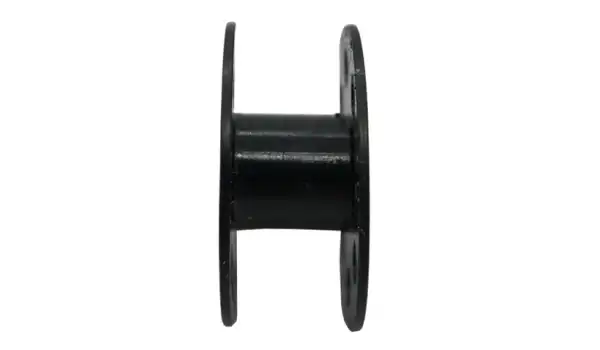 Düz Makine Metal Siyah Tırnaksız Masura / 270010