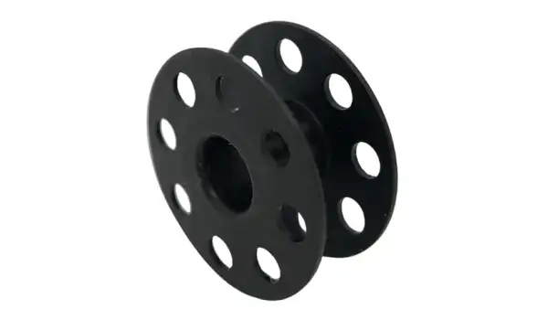 Düz Makine Metal Siyah Tırnaksız Masura / 270010(2HB)