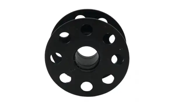 Düz Makine Metal Siyah Tırnaksız Masura / 270010(2HB)