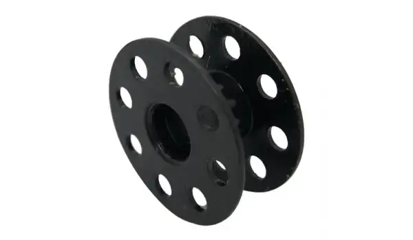 Düz Makine Metal Siyah Tırnaksız Masura / 270010