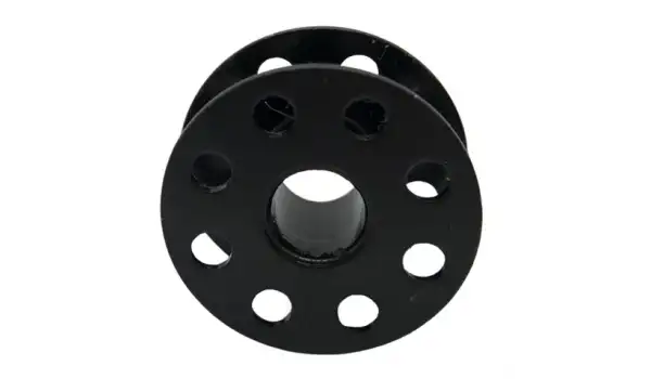 Düz Makine Metal Siyah Tırnaksız Masura / 270010